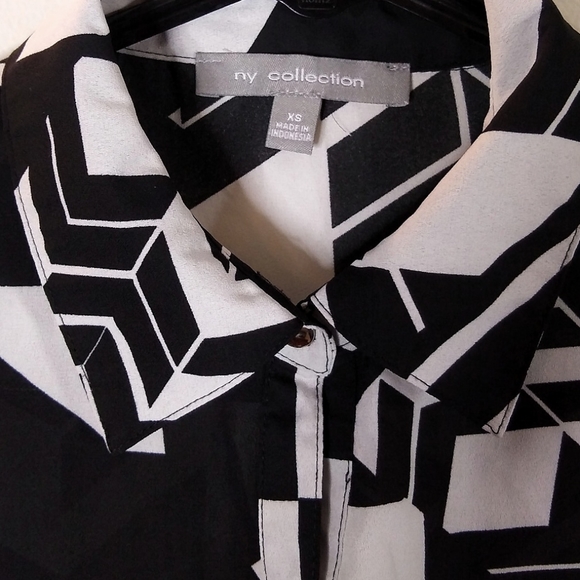 XS NY Collection Polyester Cute Women's Blouse - Picture 2 of 5